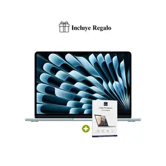 APPLE - Nueva MacBook Air M5 13” 16GB RAM + 512GB (Teclado Ingles) - Silver 2026 + Regalo