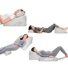 TERAFLEX - COJIN ANTIREFLUJO Y ALMOHADA CERVICAL MULTIUSOS 60x55x30 CM