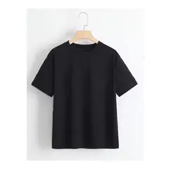 PEACE AND LOVE - Polo Manga Corta Negro Unisex Peace And Love.