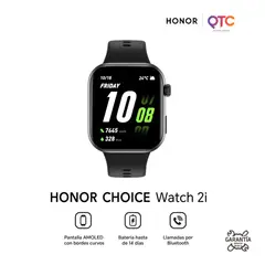 HONOR - CHOICE Watch 2i Deportivo con Pantalla AMOLED, Monitoreo de Salud y Batería de Larga Duración