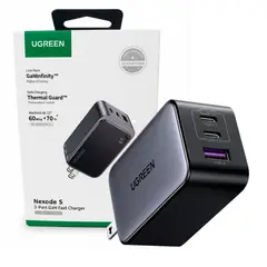 UGREEN - Cargador 65w Nexode S Gan Usb C Carga Rápida