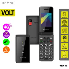 UNONU - CELULAR BASICO VOLT 4G DUAL SIM - NEGRO