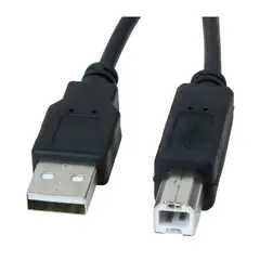 GENERAL - CABLE USB PARA IMPRESORA 2.0 MAX CABLE 1.5M BLACK - P-N WS-01BN-CABLE