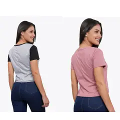 GENERICO - POLO PACK X2 MANGA CORTA MUJER AZAYU