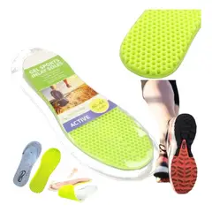 GENERICO - Plantillas de Gel Deportivas Recortables con Amortiguación y Soporte para Calzado
