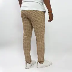 DM DEXMEN - Pantalón Dexmen Gales Cuadros Beige