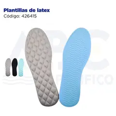 GENERICO - Plantillas De Látex Para Zapatos Antideslizantes Con Amortiguación Y Confort