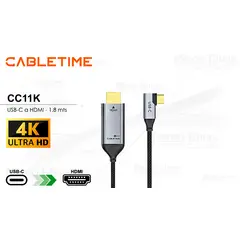 GENERICO - Cable USB-C a HDMI Cabletime CC11K 1.8m 4K 60Hz