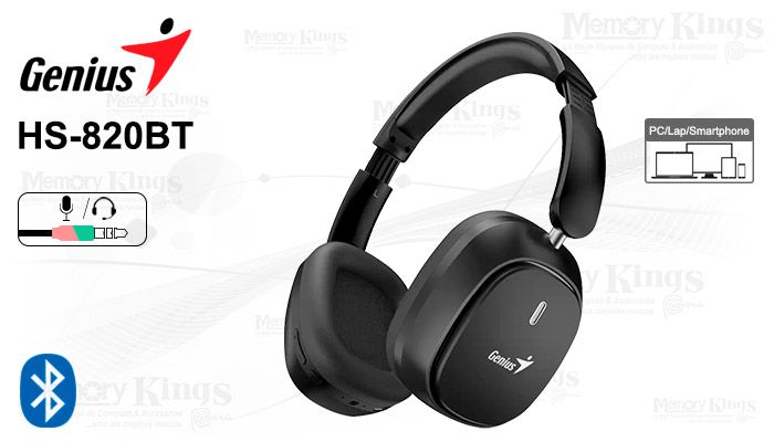 Auricular Bluetooth HS-820BT Negro
