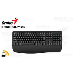 GENIUS - Teclado Ergo KB-7123 AI Copilot Wireless