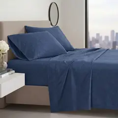 GENERICO - JUEGO DE SABANAS ALGODON PERU PIMA - N4