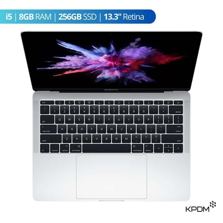 MacBook Pro 2017 13.3” i5 8GB RAM + 256GB SSD Plateado Reacondicionado Grado A