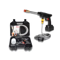 OEM - Hidrolavadora a Batería de Alta Presión - Lavadora de Autos Portátil con Boquillas y Manguera