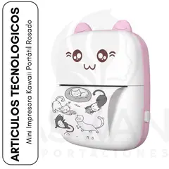 GENERICO - Mini Impresora Kawaii Portátil Rosado