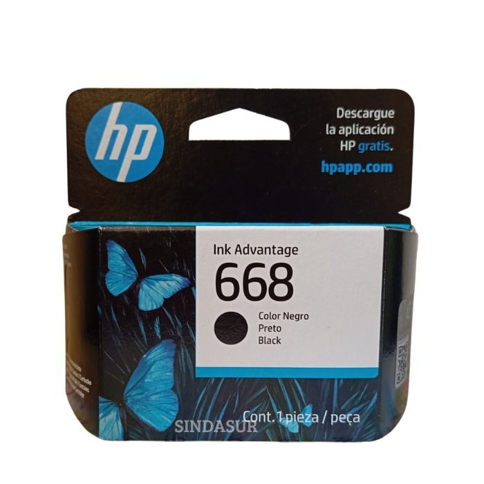 Cartucho de Tinta 668 Negro 7FP37VL DJ 2975 4375
