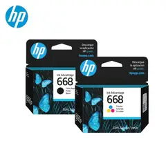 HP - Kit Tinta 668 Negro Y Tricolor Para Dj 2975 / 4375