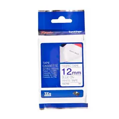 BROTHER - CINTA TZE-FA3 AZUL MARINO SOBRE BLANCO P-N TZEFA3