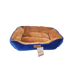 DENTITOY - Cama Puff Milou Comfort Azul Talla L
