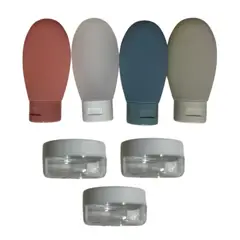 GENERIC - Kit 11 botellas de viaje contenedores portátiles