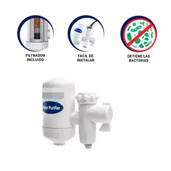 OEM - Filtro de Agua para Caño Cerámico 7 Etapas - Agua Pura y Libre de Impurezas al Instante