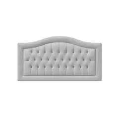 MUEBLES MACRUMO - Cabecera aérea Aris - Queen - Gris claro