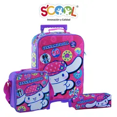 SCOOL - - Set Maleta Kombat Gde Eva 3D Cinnamoroll