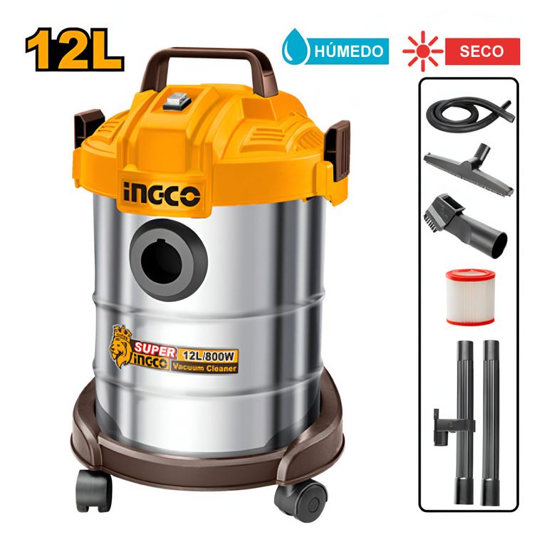 ASPIRADORA INGCO 800W 12L VC14122