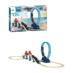 GENERICO - Pista Tren Track City 54 piezas