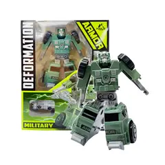 GENERICO - Muñeco Robot Militar Transformable ARMOR