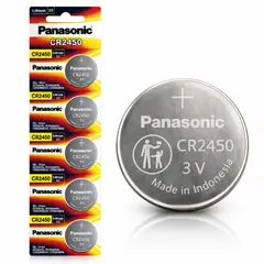 Panasonic - Pila De Litio Cr2450 (3v)- Blister X 5 Unid