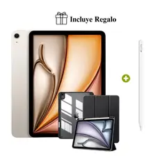 APPLE - Nuevo iPad Air 11″ Chip M4 Wifi 128GB - Starlight 2026 + Pencil Pro + Regalo