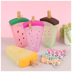 INSPIRA MARKET - Tomatodo diseño helado de frutas con pajita y correa