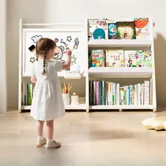 GENERICO - Pizarra acrílica infantil y librero hasta 15 kilos