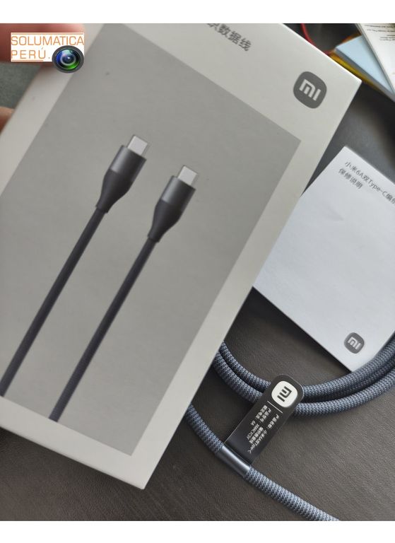 Cable Tipo C - 6A Soporta Carga Turbo 120W - Original