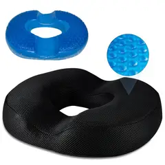 DI ROSSANA - Cojín Coxis de Visco-Gel de 1000gr - Alta Densidad Premium