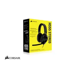 CORSAIR - Audífonos Gamer HS55 Surround 7.1 con Micrófono 3.5mm USB Carbon