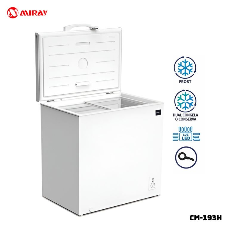 CONGELADORA 199 L BLANCO CROMA - CM-193H