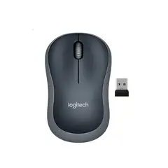 LOGITECH - Mouse Inalámbrico M185 Gris Ergonómico Y Fácil De Usar, Ideal Para Oficina Y Hoga