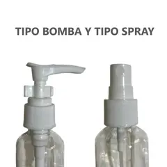 GENERICO - Kit 11 botellas de viaje contenedores portátiles - Blanco