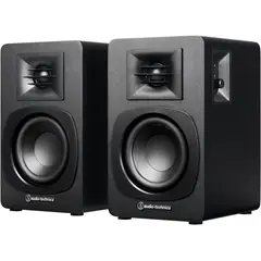 Audio Technica - Parlantes activos ATSP3X con Bluetooth y RCA, 40W RMS por Canal Negros