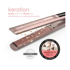 Gama - Plancha Alisadora Profesional Elegance LED Keration 220V con Placas Flotantes BECHS0000001436
