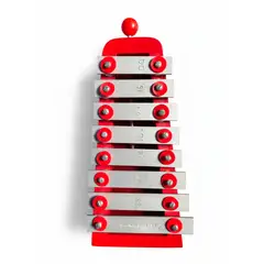 VENTURI - Xilófono Diatónico de 1 Octava color Rojo