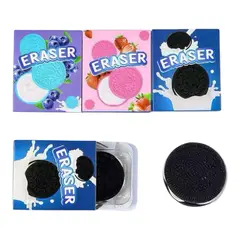 KAWAI - Pack x12 Borradores XL Diseño de Galleta