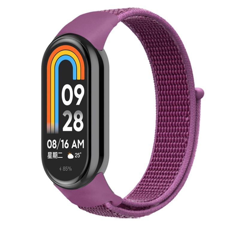 Correa Nylon Resistente para Xiaomi Band 8 - Morado