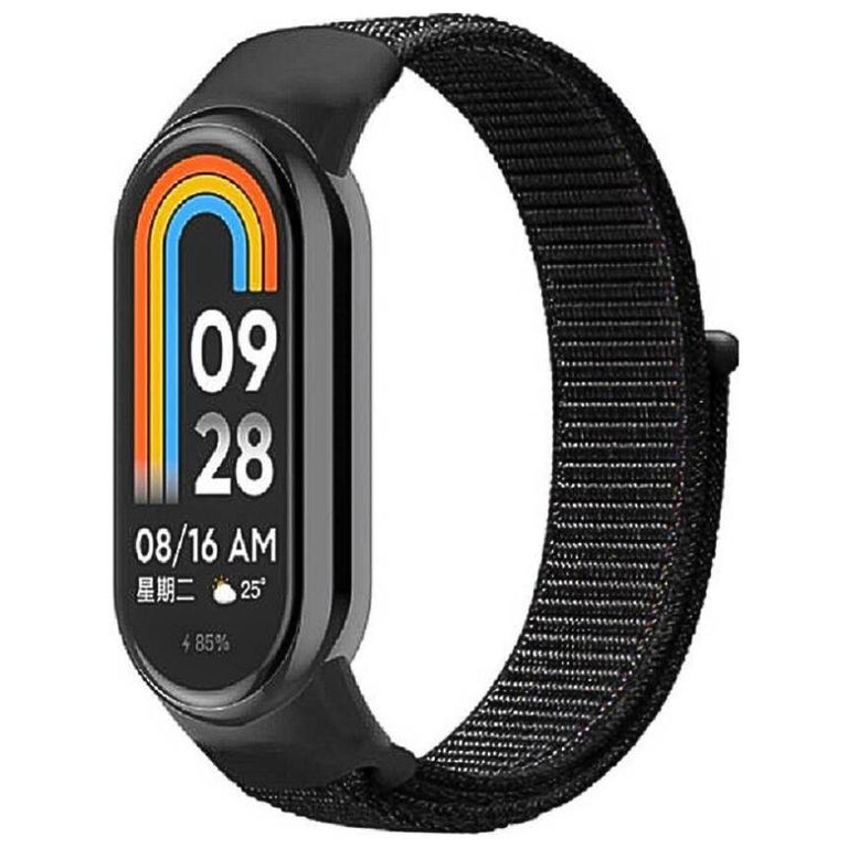 Correa Nylon Resistente para Xiaomi Band 9 - Negro