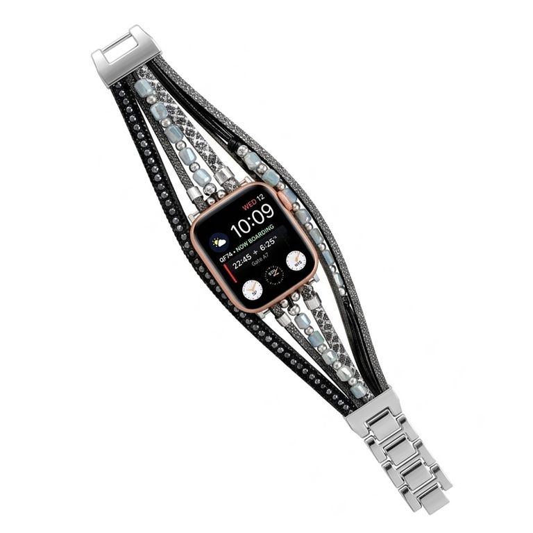 Correa Bohemia para Apple Watch 42mm S1-3 y 44- 45- 49mm - Negro