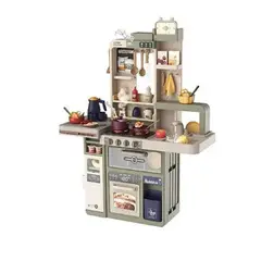 GENERICO - Juguete Cocina Spray 93cm alto 88 piezas con luz y humo