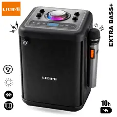 LIDIMI - Parlante Portátil Bluetooth Ld-s998 Extra Bass+ Usb Negro