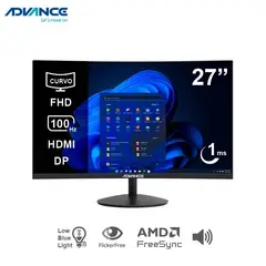 ADVANCE - Monitor curvo ADV-2751S 27 FHD VA 100Hz 1ms HDMI DP
