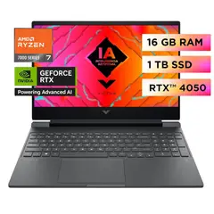 HP - Laptop Victus Ryzen 7 7445HS RTX 4050 16GB 1TB SSD 15.6" FHD Win11 15-FB3036LA